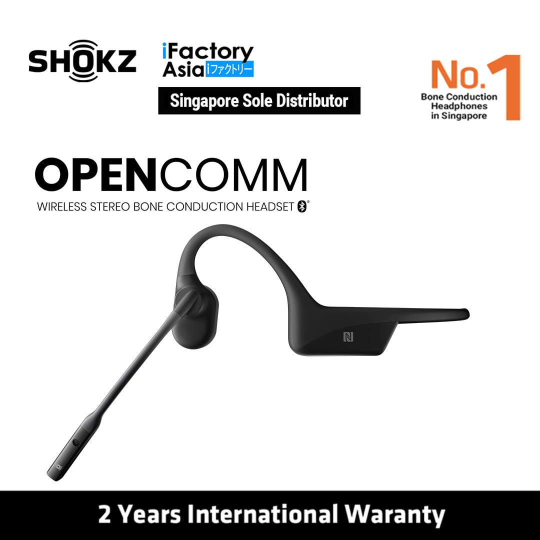 Shokz OpenComm Stereo Bone Conduction Headset