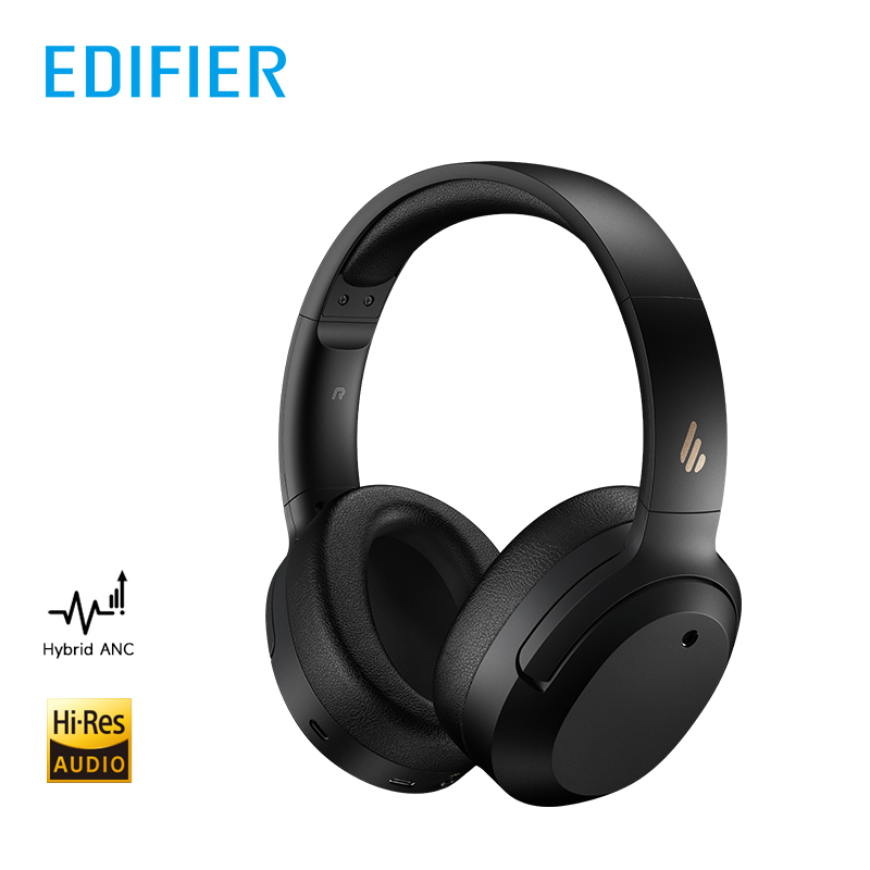 Edifier W820NB/W820NB PLUS Wireless Bluetooth Noise Cancelling Headphones Hi-Res Audio Bluetooth V5.0 40mm Type-C Fast Charge Hybrid ANC