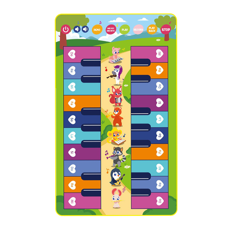 4 Types Big Size Multifunction Musical Instrument Mat Toys for Baby Kids Funny Electronic Piano Keyboard Touch Play Carpet Gifts