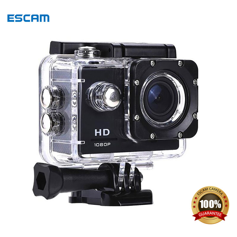 ESCAM SJ4000 2.0 inch Sports Action Camera Bicycle Cycling Underwater Camera 1080P HD Bicycle Diving Waterproof DV Camcorder Recorder DV Camera
