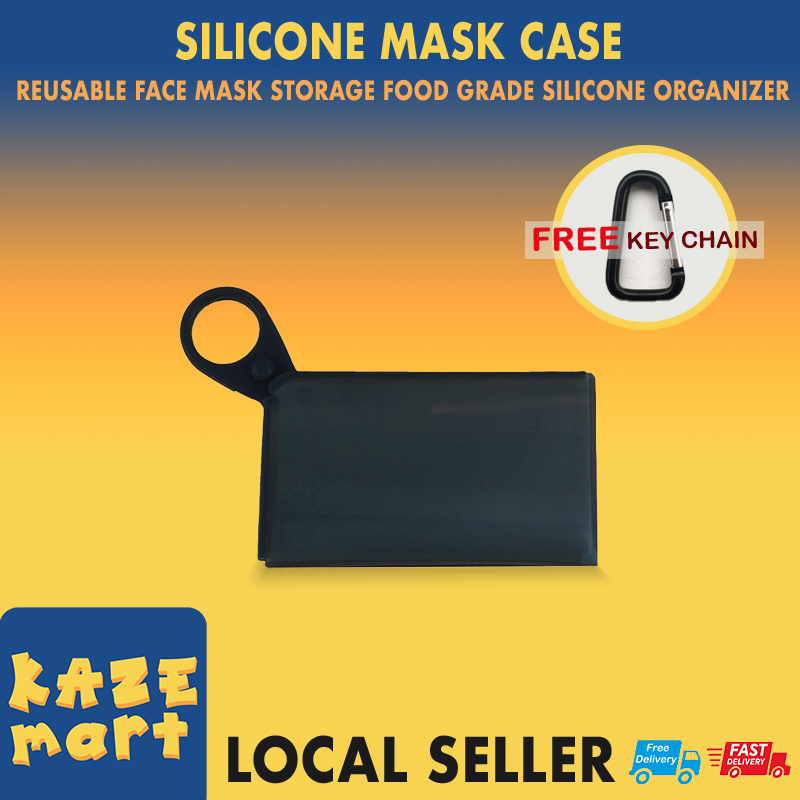 Ready Stock Singapore Mask Case Box | Silicone Mask Case | Silicone Mask Holder | Face Mask Cover Silicon | Face Mask Cover Case | Mask Case Silicon | Face Mask Storage Case | Reusable Mask Case