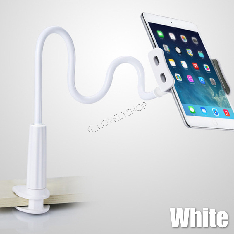 Cell Phone Holder Universal Clamp Lazy Phone Tablet Stand with Flexible Long Arm Bracket Grip