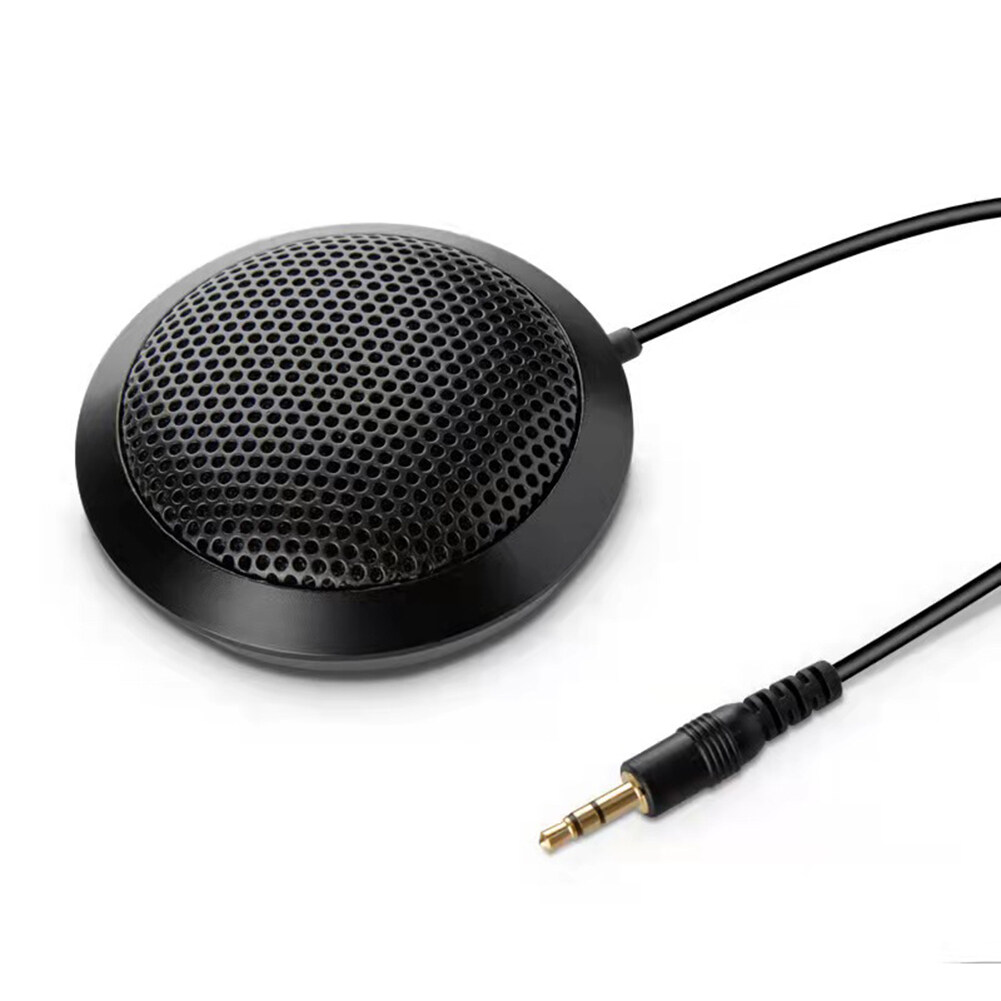 Desktop USB/3.5mm Conference Microphone 360 Omnidirectional Condenser Mic