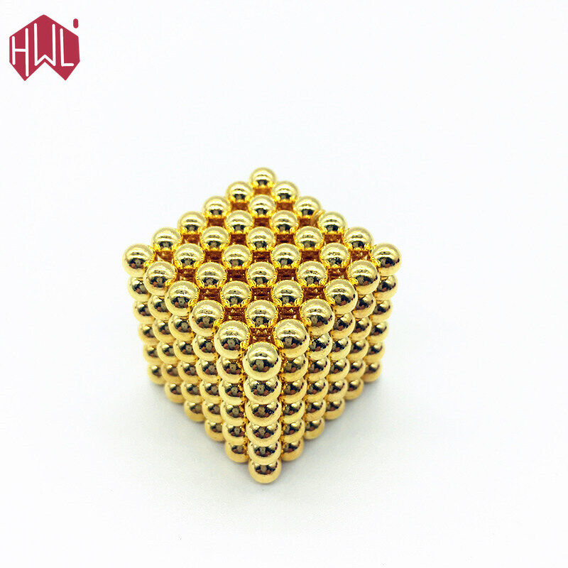 (SG Ready Stock)216PCS 3/5mm 3D DIY Magic Magnet balls Magnetic Building Blocks Balls Spheres Cube Beads Decompression Toys With Iron Box